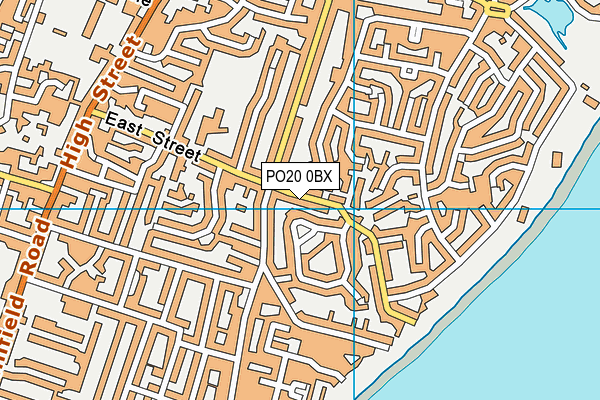 PO20 0BX map - OS VectorMap District (Ordnance Survey) PO20 0BX map - OS VectorMap District (Ordnance Survey)