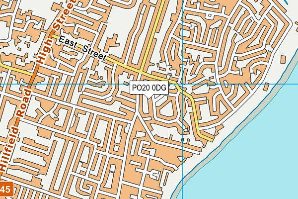 PO20 0DG map - OS VectorMap District (Ordnance Survey) PO20 0DG map - OS VectorMap District (Ordnance Survey)