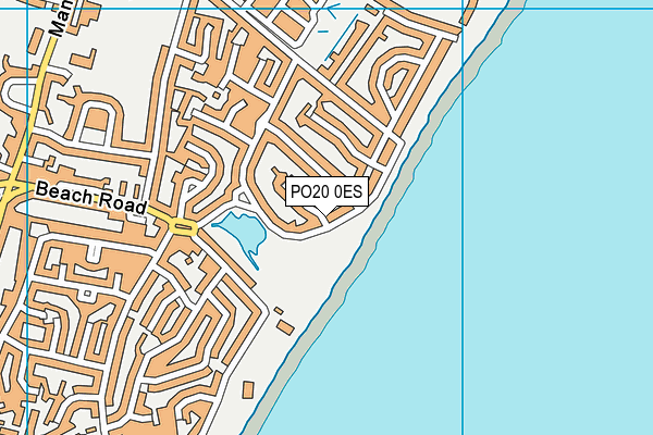 PO20 0ES map - OS VectorMap District (Ordnance Survey) PO20 0ES map - OS VectorMap District (Ordnance Survey)