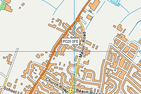 PO20 0FE map - OS VectorMap District (Ordnance Survey) PO20 0FE map - OS VectorMap District (Ordnance Survey)