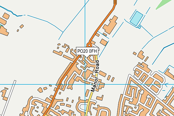 PO20 0FH map - OS VectorMap District (Ordnance Survey) PO20 0FH map - OS VectorMap District (Ordnance Survey)