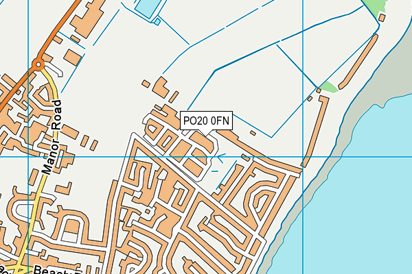PO20 0FN map - OS VectorMap District (Ordnance Survey) PO20 0FN map - OS VectorMap District (Ordnance Survey)