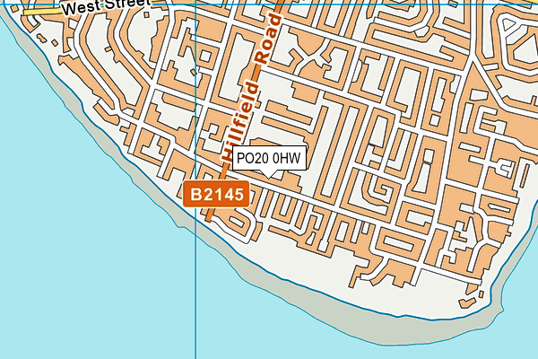 PO20 0HW map - OS VectorMap District (Ordnance Survey) PO20 0HW map - OS VectorMap District (Ordnance Survey)