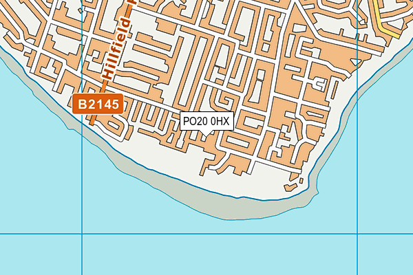 PO20 0HX map - OS VectorMap District (Ordnance Survey) PO20 0HX map - OS VectorMap District (Ordnance Survey)