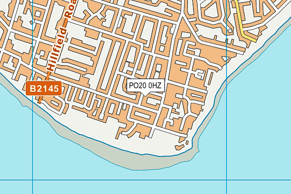 PO20 0HZ map - OS VectorMap District (Ordnance Survey) PO20 0HZ map - OS VectorMap District (Ordnance Survey)