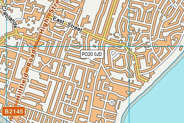 PO20 0JD map - OS VectorMap District (Ordnance Survey) PO20 0JD map - OS VectorMap District (Ordnance Survey)