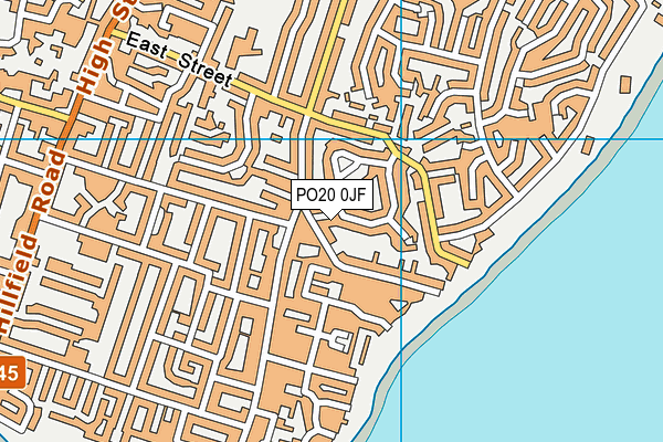 PO20 0JF map - OS VectorMap District (Ordnance Survey) PO20 0JF map - OS VectorMap District (Ordnance Survey)