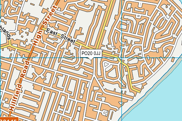 PO20 0JJ map - OS VectorMap District (Ordnance Survey) PO20 0JJ map - OS VectorMap District (Ordnance Survey)