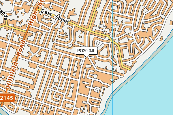 PO20 0JL map - OS VectorMap District (Ordnance Survey) PO20 0JL map - OS VectorMap District (Ordnance Survey)