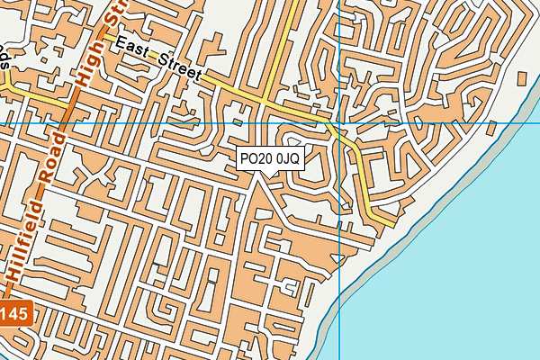 PO20 0JQ map - OS VectorMap District (Ordnance Survey) PO20 0JQ map - OS VectorMap District (Ordnance Survey)