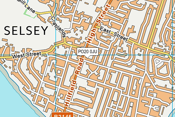 PO20 0JU map - OS VectorMap District (Ordnance Survey) PO20 0JU map - OS VectorMap District (Ordnance Survey)