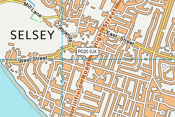 PO20 0JX map - OS VectorMap District (Ordnance Survey) PO20 0JX map - OS VectorMap District (Ordnance Survey)