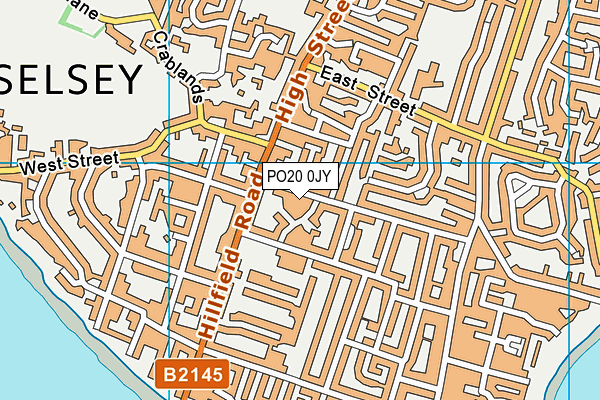 PO20 0JY map - OS VectorMap District (Ordnance Survey)