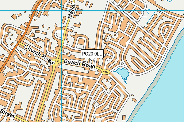PO20 0LL map - OS VectorMap District (Ordnance Survey) PO20 0LL map - OS VectorMap District (Ordnance Survey)