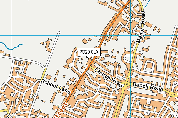 PO20 0LX map - OS VectorMap District (Ordnance Survey) PO20 0LX map - OS VectorMap District (Ordnance Survey)
