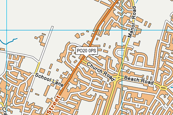 PO20 0PS map - OS VectorMap District (Ordnance Survey) PO20 0PS map - OS VectorMap District (Ordnance Survey)
