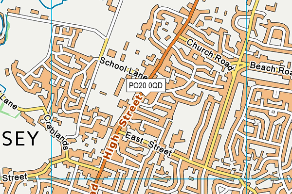 PO20 0QD map - OS VectorMap District (Ordnance Survey) PO20 0QD map - OS VectorMap District (Ordnance Survey)