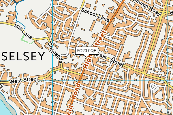 PO20 0QE map - OS VectorMap District (Ordnance Survey) PO20 0QE map - OS VectorMap District (Ordnance Survey)