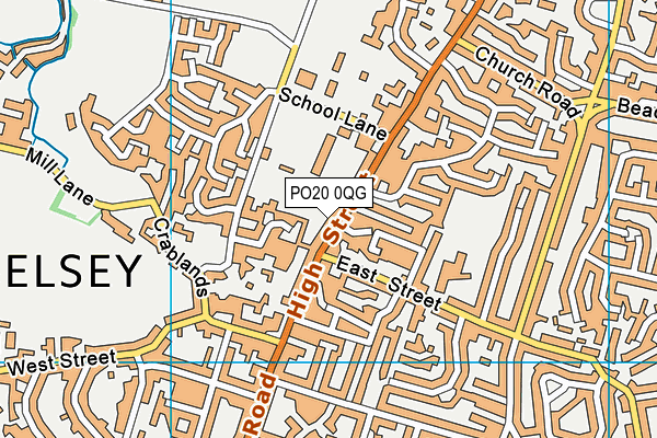 PO20 0QG map - OS VectorMap District (Ordnance Survey) PO20 0QG map - OS VectorMap District (Ordnance Survey)