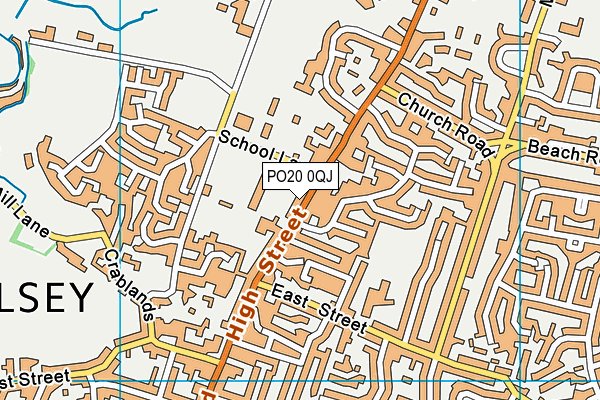 PO20 0QJ map - OS VectorMap District (Ordnance Survey) PO20 0QJ map - OS VectorMap District (Ordnance Survey)