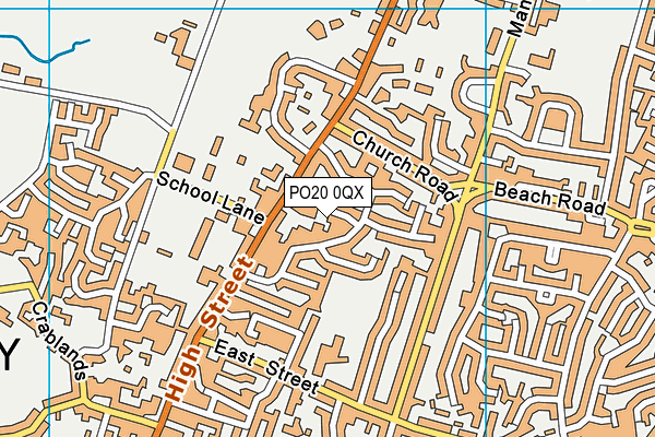 PO20 0QX map - OS VectorMap District (Ordnance Survey) PO20 0QX map - OS VectorMap District (Ordnance Survey)