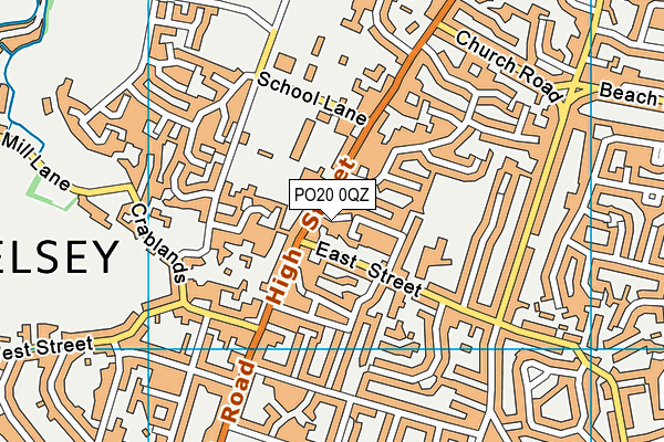 PO20 0QZ map - OS VectorMap District (Ordnance Survey) PO20 0QZ map - OS VectorMap District (Ordnance Survey)