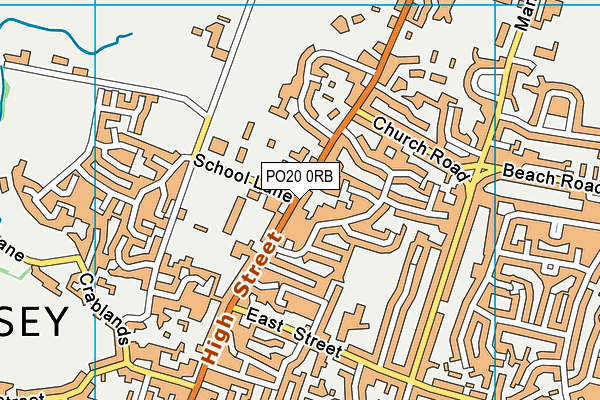 PO20 0RB map - OS VectorMap District (Ordnance Survey) PO20 0RB map - OS VectorMap District (Ordnance Survey)