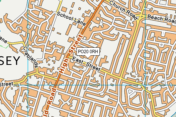 PO20 0RH map - OS VectorMap District (Ordnance Survey) PO20 0RH map - OS VectorMap District (Ordnance Survey)