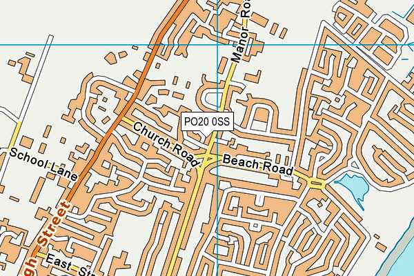 PO20 0SS map - OS VectorMap District (Ordnance Survey) PO20 0SS map - OS VectorMap District (Ordnance Survey)