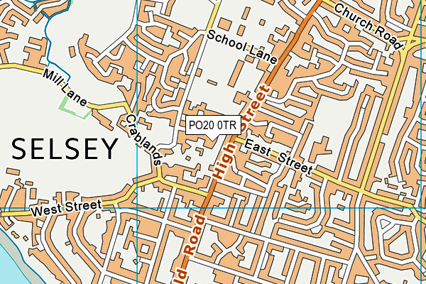 PO20 0TR map - OS VectorMap District (Ordnance Survey) PO20 0TR map - OS VectorMap District (Ordnance Survey)