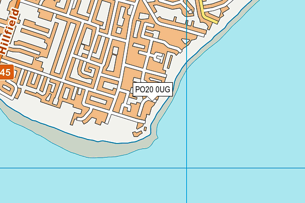 PO20 0UG map - OS VectorMap District (Ordnance Survey) PO20 0UG map - OS VectorMap District (Ordnance Survey)
