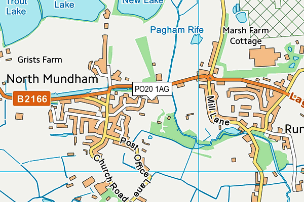 PO20 1AG map - OS VectorMap District (Ordnance Survey) PO20 1AG map - OS VectorMap District (Ordnance Survey)