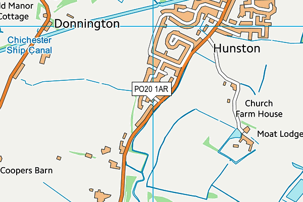 PO20 1AR map - OS VectorMap District (Ordnance Survey) PO20 1AR map - OS VectorMap District (Ordnance Survey)