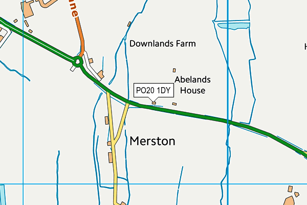 PO20 1DY map - OS VectorMap District (Ordnance Survey) PO20 1DY map - OS VectorMap District (Ordnance Survey)