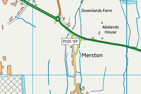PO20 1EF map - OS VectorMap District (Ordnance Survey)