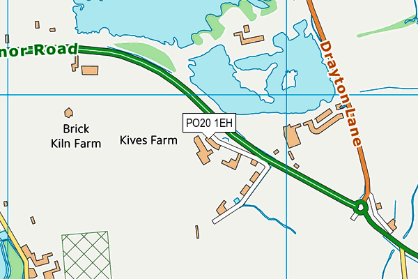 PO20 1EH map - OS VectorMap District (Ordnance Survey) PO20 1EH map - OS VectorMap District (Ordnance Survey)