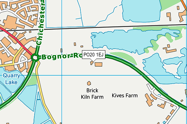 PO20 1EJ map - OS VectorMap District (Ordnance Survey)