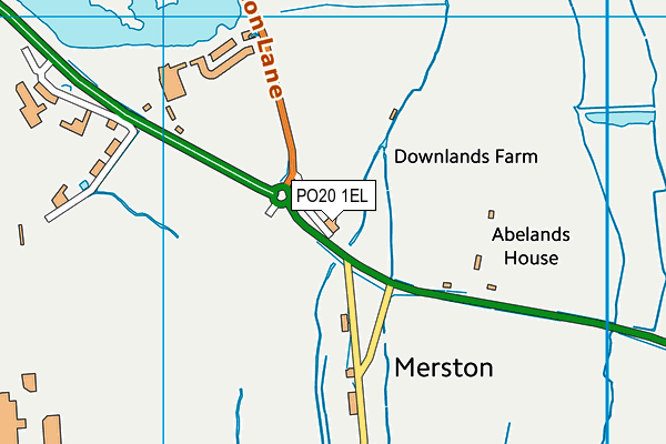 PO20 1EL map - OS VectorMap District (Ordnance Survey) PO20 1EL map - OS VectorMap District (Ordnance Survey)