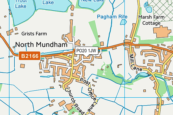 PO20 1JW map - OS VectorMap District (Ordnance Survey) PO20 1JW map - OS VectorMap District (Ordnance Survey)