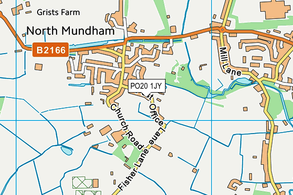 PO20 1JY map - OS VectorMap District (Ordnance Survey) PO20 1JY map - OS VectorMap District (Ordnance Survey)