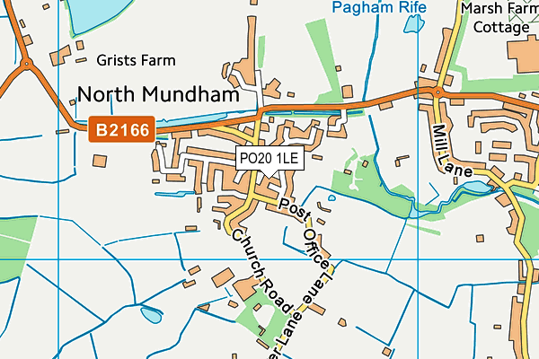 PO20 1LE map - OS VectorMap District (Ordnance Survey)