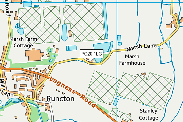 PO20 1LG map - OS VectorMap District (Ordnance Survey)