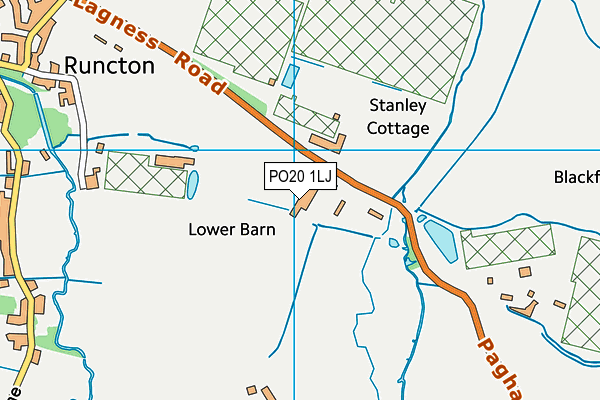 PO20 1LJ map - OS VectorMap District (Ordnance Survey) PO20 1LJ map - OS VectorMap District (Ordnance Survey)