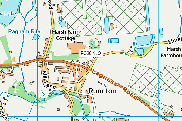 PO20 1LQ map - OS VectorMap District (Ordnance Survey)