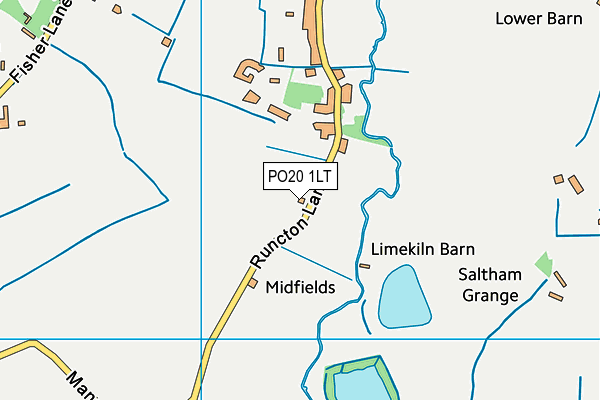 PO20 1LT map - OS VectorMap District (Ordnance Survey) PO20 1LT map - OS VectorMap District (Ordnance Survey)