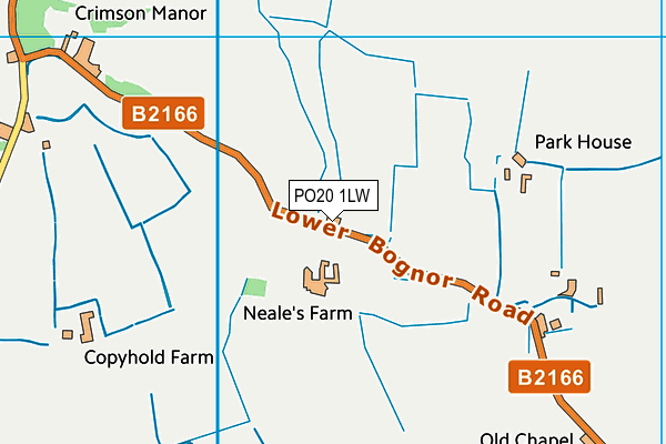 PO20 1LW map - OS VectorMap District (Ordnance Survey) PO20 1LW map - OS VectorMap District (Ordnance Survey)