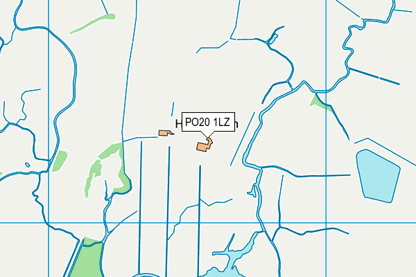 PO20 1LZ map - OS VectorMap District (Ordnance Survey) PO20 1LZ map - OS VectorMap District (Ordnance Survey)