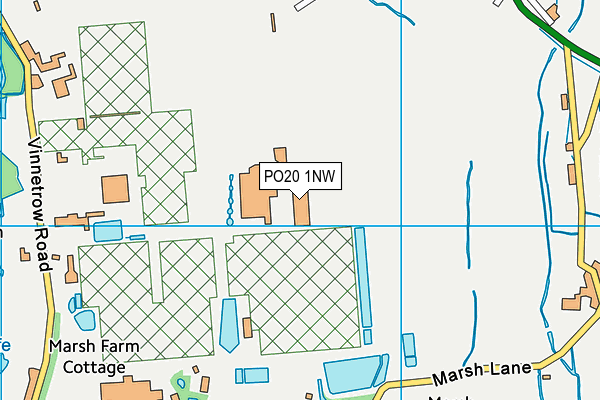 PO20 1NW map - OS VectorMap District (Ordnance Survey) PO20 1NW map - OS VectorMap District (Ordnance Survey)