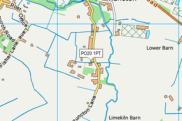 PO20 1PT map - OS VectorMap District (Ordnance Survey)