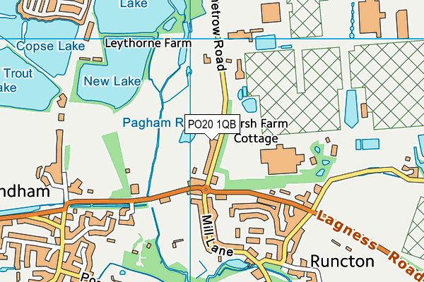 PO20 1QB map - OS VectorMap District (Ordnance Survey) PO20 1QB map - OS VectorMap District (Ordnance Survey)